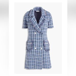 Sandro Ludivine Bouclé-tweed Mini Dress